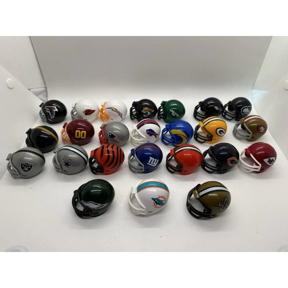 NFL Football Christmas Ornament Lot Mini Helmets Logo Ornaments‎ Gnome Holiday